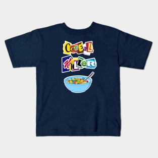 Cereal Killer Ransom Note Kids T-Shirt